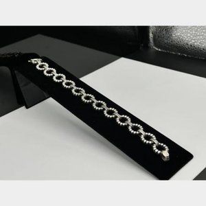 LAGOS Caviar Sterling Silver Fluted Bubbled Circle-Link Bracelet